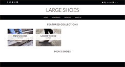 Desktop Screenshot of largeshoes.com