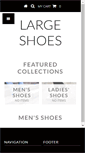 Mobile Screenshot of largeshoes.com